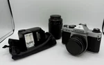 K1000 Film Camera, Smc-pentax-m Lens, AF220T Flash & Pm Macro. Fixed Price $131.99.
