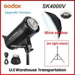 Us Godox SK400IIV 400WS Strobe Studio Flash With 95CM SOFTBOX+2M Light Stand Kit. Fixed Price $190.53.