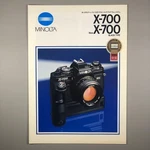 Catalog Konica Minolta X-700 Camera Black A4 Size 8 Pages Ships From Japan. Fixed Price $39.94.