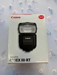 Canon Speedlite (SP430EXIII-RT) With Color Filters & Bounce Adapter. Fixed Price $301.99.