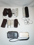 3 Minox Sub Miniature Cameras + Minolta 16 Cases Tripod Accessories. Fixed Price $169.95.