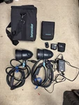 Broncolor Move Pro 1200W/S Strobe Kit + Heads Batts, Triggers, Xtras. Fixed Price $3400.00.