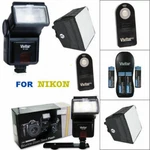 Vivitar Flash + Charger Pro Diffuser Remote For Nikon D5100 D3200 D3100 D3300. Fixed Price $99.22.