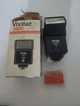Vivitar 2800 Camera Flash Auto Thyristor 35MM Slr Shoe Mount, Orig Box Tested. Fixed Price $16.00.