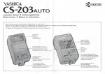 Yashica CS-203 Auto Flash Instruction Manual Eng-french-germ. Fixed Price $7.22.