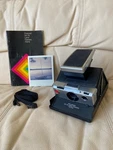 Polaroid SX-70 Black Alpha Instant Camera-film&flash Tested-nice-ships Same Day. Fixed Price $189.99.
