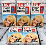 Itt AG-1B Flashbulbs 5 Packs 60 Nos Sealed Vintage Camera. Fixed Price $49.00.