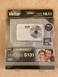 Vivitar Vivicam S31 16.1MP 2.7" Touch Screen - White Nip Nice!. Fixed Price $33.97.