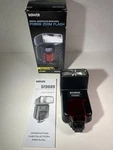 Bower SFD680N Power Zoom Shoe Mount Digital Ttl Flash For Nikon Cameras Nob. Fixed Price $60.00.