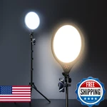 Ring Light Tripod For Iphone, 14" Selfie With 63" Stand. Fixed Price $63.04.