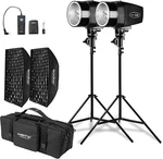 Godox 2X K-180A Strobe Light Kit, 180WS Studio For.... Fixed Price $352.99.