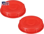 Patikil Ibc Tote Lid Cover 6.5", 2 Pack Water Liquid Tank Cap With Gasket Fo. Fixed Price $22.24.