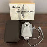Ricoh BC-605 Flash Unit W/ Box Case Folding Reflector Untested. Fixed Price $17.99.