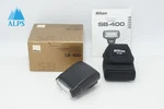 Mint Nikon Speedlight SB-400 Shoe Mount Flash With Box & Case #260527AR. Fixed Price $128.00.