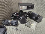 Konica Autoreflex Tc Film Camera With Original & Zoom Lens + Flash Unit!. Fixed Price $100.00.