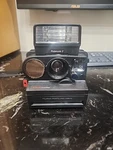 Polaroid Sonar One Step Pronto Land Camera + 2209 Flash - Untested Part. Fixed Price $29.99.