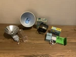 Lot Of 4 Vtg 1950-60 Flashes-minolta, Soligor, Sunset, Kodak Brownie-as/is. Fixed Price $29.74.