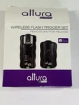 Altura Photo Wireless Flash Trigger Set Shoe 3.5MM Sync Jack For Canon. Fixed Price $15.00.