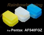 Blue+yellow+white Kit Bounce Flash Diffuser Pentax AF540FGZ Metz MZ1I MZ3I. Fixed Price $6.94.