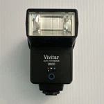 Vivitar Auto Thyristor 2800 Shoe Mount Strobe Flash Tilt For Film Camera. Fixed Price $15.29.