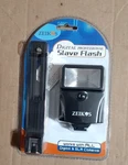 Zeikos Slave Flash ZE-DS12 W/bracket Works W/all Digital/slr Cameras New. Fixed Price $14.96.