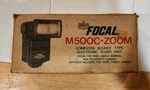 Vintage Focal M500CS-ZOOM Auto Electronic Camera Flash Unit. Fixed Price $14.00.