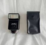 Vintage Konica Minolta Auto 25 Shoe Mount Flash With Case Pouch Works. Fixed Price $15.00.