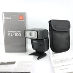 Almost Unused Canon Electronic Flash Speedlite EL-100 W/case Stand From Japan. Fixed Price $189.99.