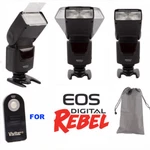 Speedlite Slave Flash For Canon Dslr 60D T6I T5I T4I T3I By Vivitar Photo. Fixed Price $62.13.