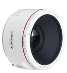 New Yongnuo Yn 50MM F/1.8 Af Lens White For Canon. Fixed Price $139.00.