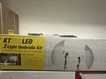 Smith-victor KT750LED 2-LIGHT Umbrella Kit. Fixed Price $125.00.