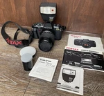 Pentax P3 Camera W/ Tokina 35-70MM Lens, Af 160S Flash & Original Manuals. Fixed Price $69.00.