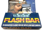 Vintage Sylvania Blue Dot Bar 10 Flashes Polaroid Onestep Camera. Fixed Price $12.99.