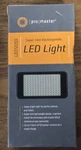 Promaster Super Slim Recharable Light New LED120SS. Fixed Price $24.99.