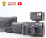 Mint+++ W/case Konica Hexar Af Black 35MM Film Camera HX-14 Flash From Japan. Fixed Price $849.99.