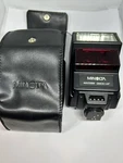 Vintage Minolta Maxxum 2800AF Shoe Mount Flash W/ Case For Konica Camera. Fixed Price $13.49.