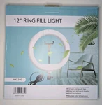 Zomei Led 12-INCH Ring Fill Light W/ Phone Holder. Fixed Price $13.99.
