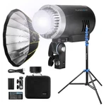 Flashpoint Xplor 300 Pro Ttl R2 Battery-powered Monolight Bundle Direct Mount Ez. Fixed Price $532.95.