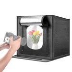 Neewer LP60D 24" Photo Light Box W/4 Backdrops, 5600K 160 Leds, Dimmable. Fixed Price $91.99.
