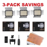 3-PACK Yongnuo 300III Led On-camera Light 5600K Color Temp Adjustable Brightness. Fixed Price $189.00.