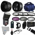 Professional Flash Lens Filter/ Bag Accessory Kit For Canon Eos M50 M3 M6. Fixed Price $272.36.