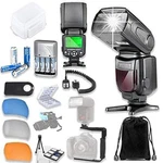 Ttl Speedlite Flash For Canon Dslr Cameras + Cord L-bracket Accessories. Fixed Price $109.00.