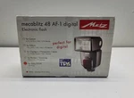 Metz Mecablitz 48 AF-1 Digital Electronic Flash For Sony Alpha Dslr. Fixed Price $89.99.