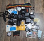 Minolta X-700 And X-350 35MM Slr Film Camera So Much More!. Fixed Price $399.00.