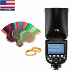 Us Godox V1S Flash Ttl Round Head Speedlite 1/8000 Hss Sony Wedding. Fixed Price $204.00.