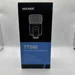 Neewer TT560 Electronic Flash Speedlite For Dslr Cameras W/ Box & Carry Pouch. Fixed Price $15.00.