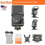 Godox IT32 Ttl Camera Flash For Nikon + X5N Trigger Magnetic Hot Shoe. Fixed Price $98.90.