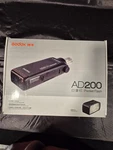 Godox AD200 Ttl Pocket Flash Kit And Sony Pro Trigger Included.. Fixed Price $250.00.