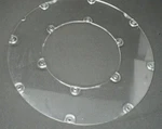 Quantum Omicron QF26/OM4 Led Ring Light Clear Difuser Pate. Fixed Price $9.95.
