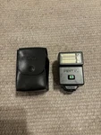 Pentax AF200T Ttl Auto Flash Asahi Japan W/ Case Tested Film Slr. Fixed Price $25.00.